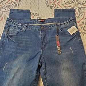Sz 30 Just Fab Dark Indigo Signature Skinny Jean